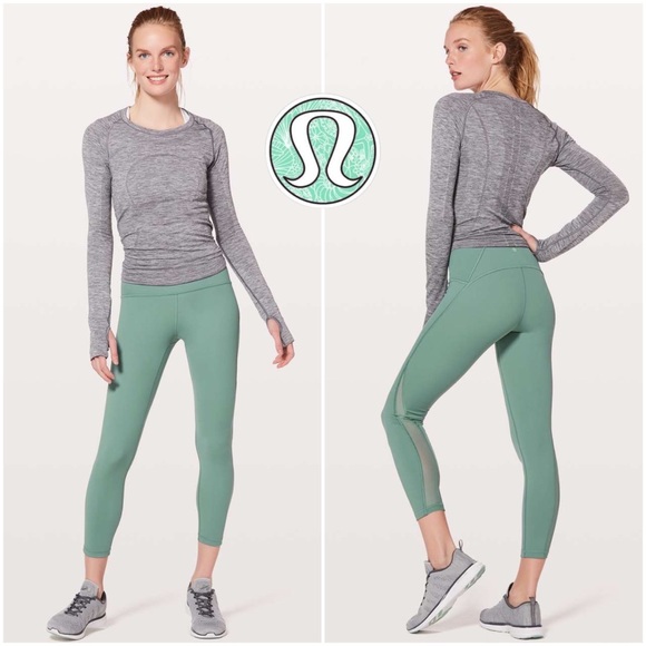 lululemon athletica Pants - 🍋 Lululemon • Train Times 7/8 Pant *25" in Celadon - Size 4